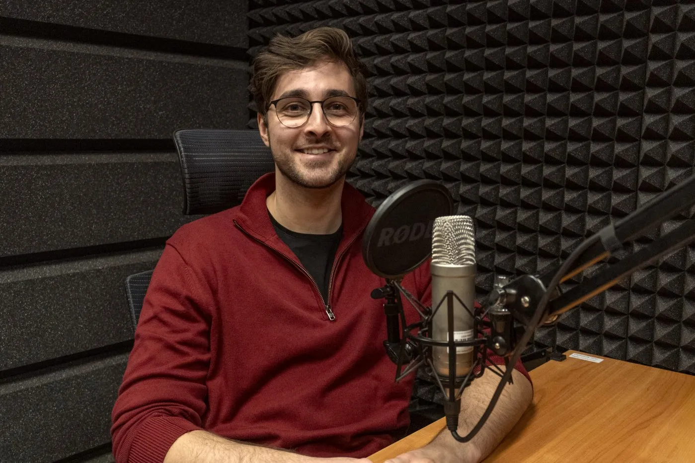 Mateusz Olek w studiu — podcast AS Radio × UE Katowice